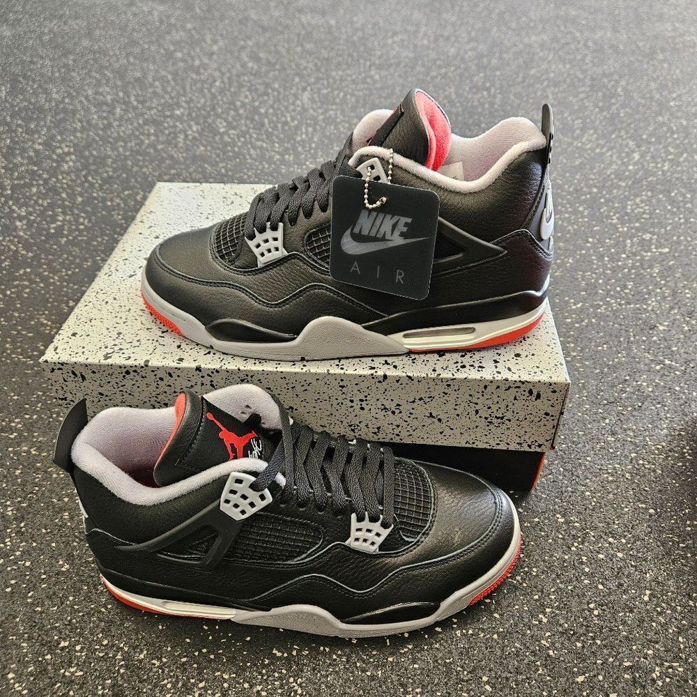 Nike Air Jordan 4 Retro Bred Reimagined Size 10 Men’s FV5029-006